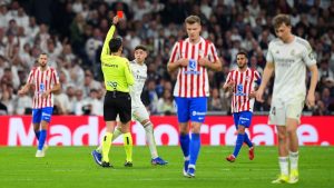 西班牙裁判委员会确认巴尔韦德红牌有效 3月24日认定德比第77分钟判罚恰当